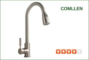 Comllen VH-QYS003N Brushed Nickel Kitchen Faucet