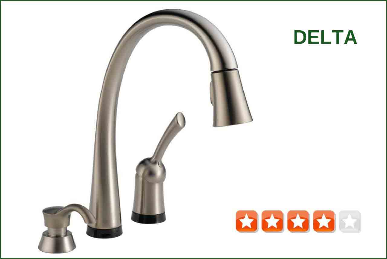 Delta 980T-SSSD-DST Touchless Kitchen Faucet