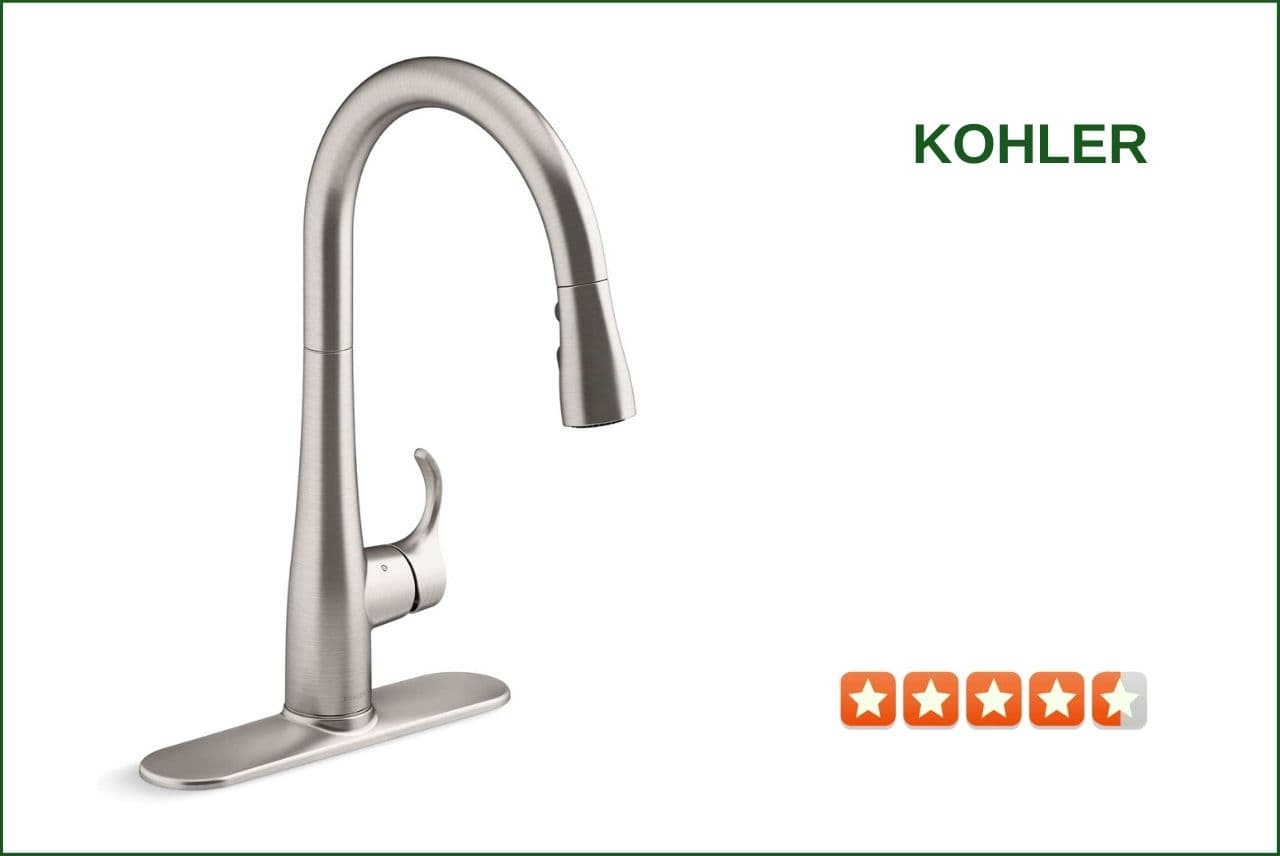KOHLER Touchless Pull-Down Kitchen Faucet