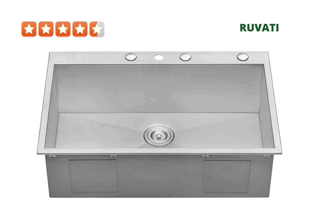 Ruvati RVH8001 Single Bowl kitchen Sink