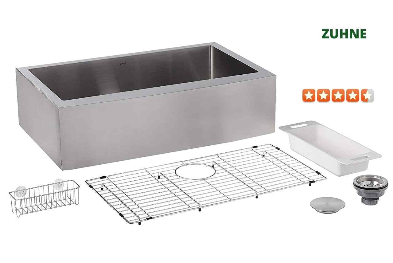 ZUHNE CM-UREM-81S5 Farmhouse Kitchen Sink