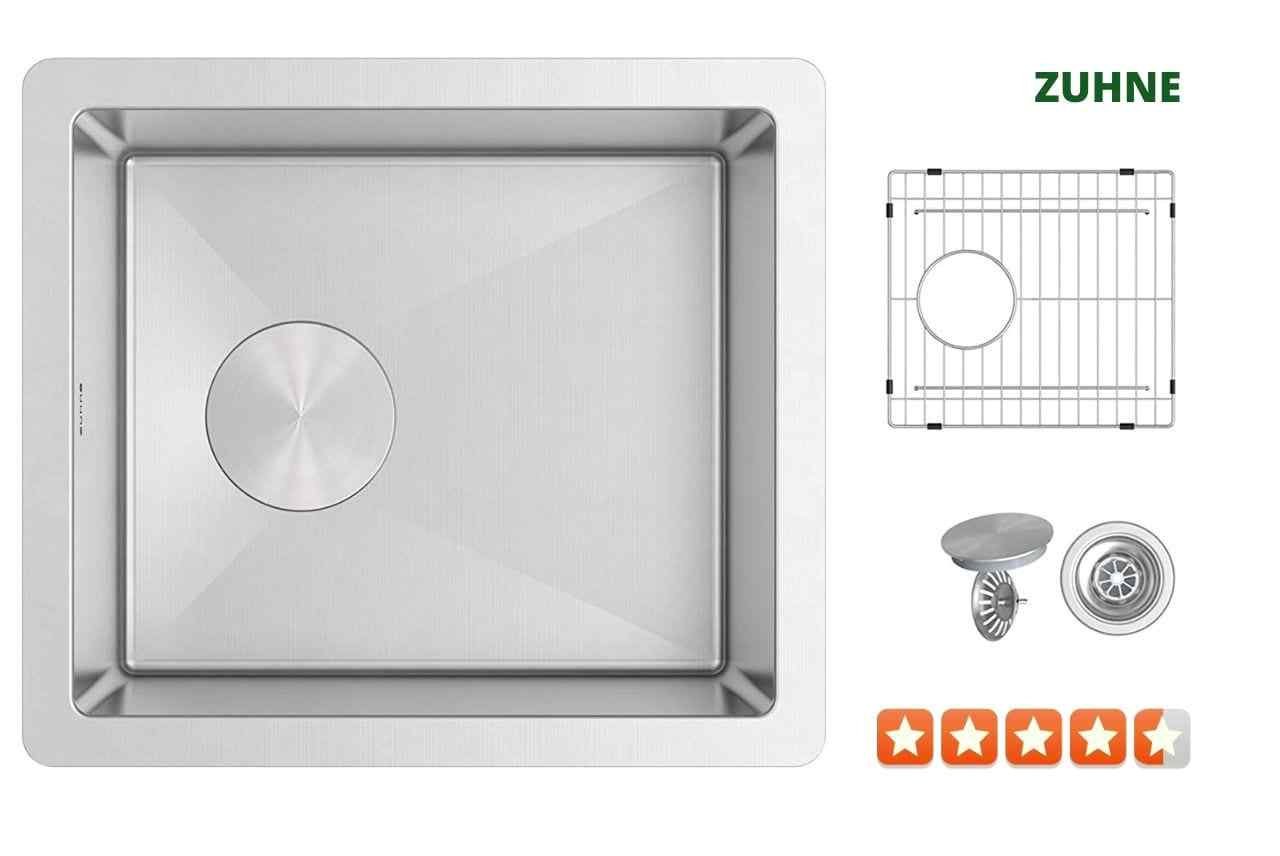 Zuhne PM-HOBZ-4YRY Single Bowl Kitchen Sink