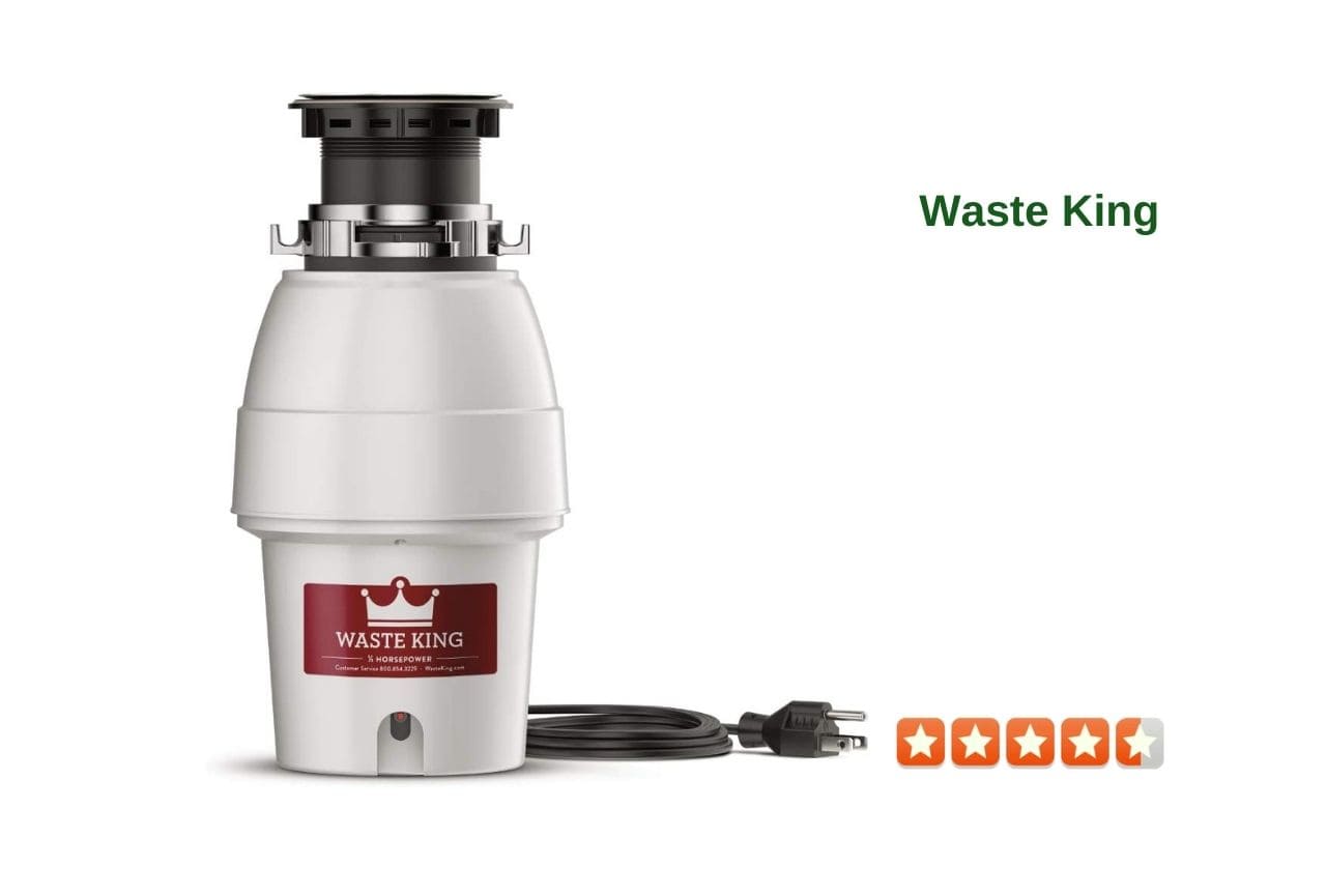 Waste King 1/2 HP Garbage Disposal with Power Cord