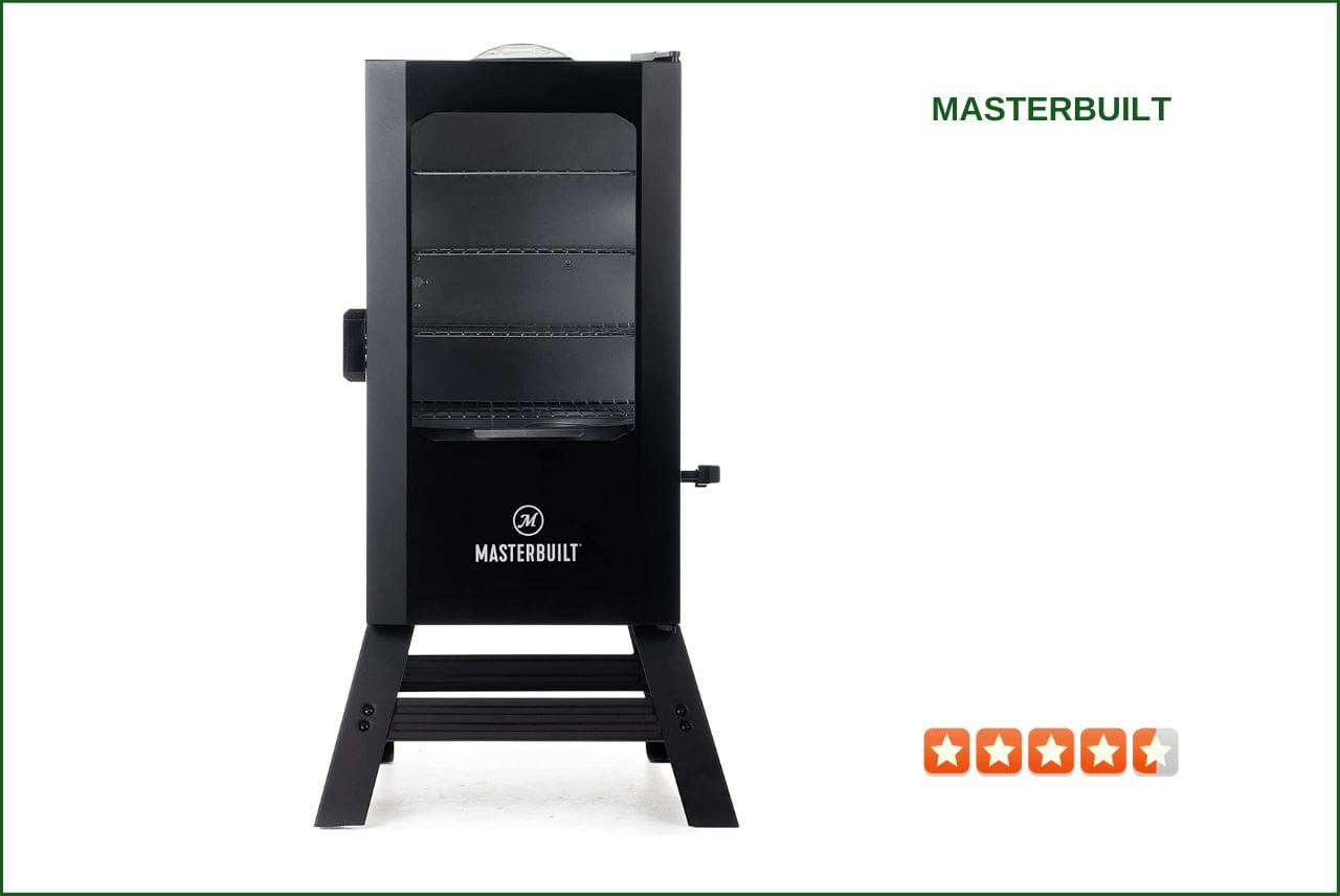 Best Overall- Masterbuilt 30-Inch Black Digital Electric Smoker