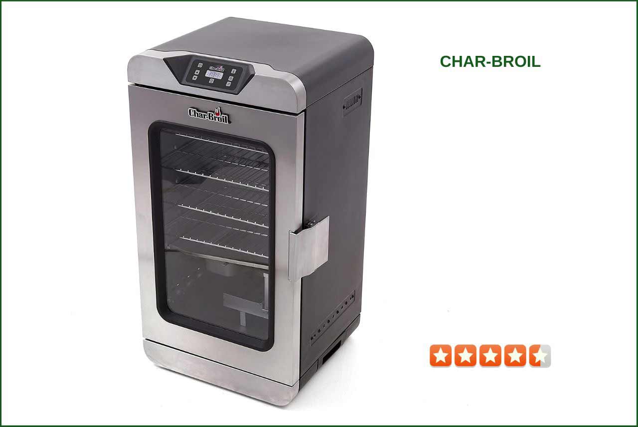 Most Spacious- Char-Broil Deluxe Digital Electric Smoker