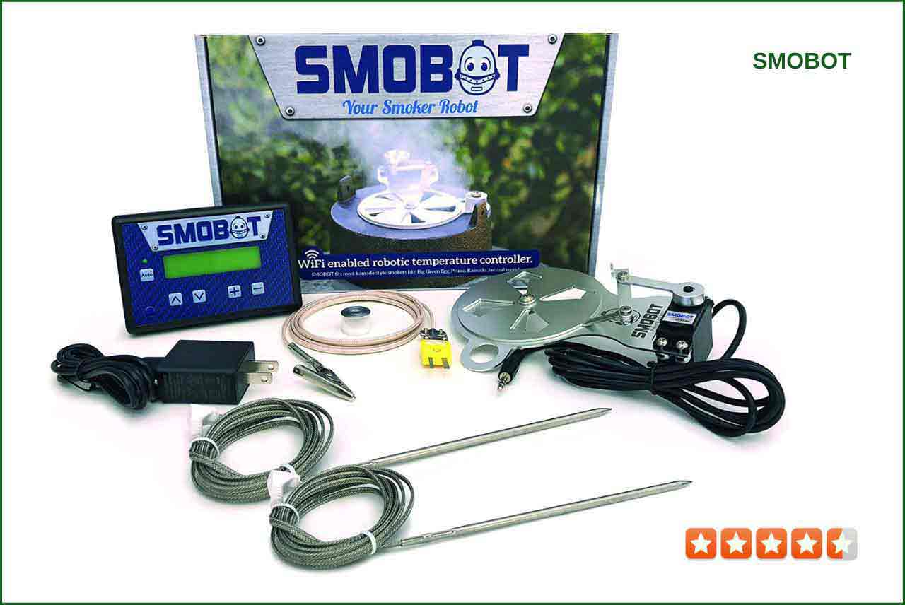 SMOBOT WiFi Kamado Grill and Smoker Temperature Controller
