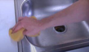 Simple steps to caulk your kitchen sink -Step-2