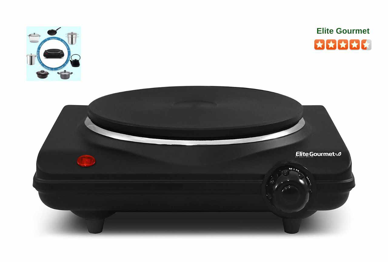 Elite Gourmet Countertop Electric Hot Burner