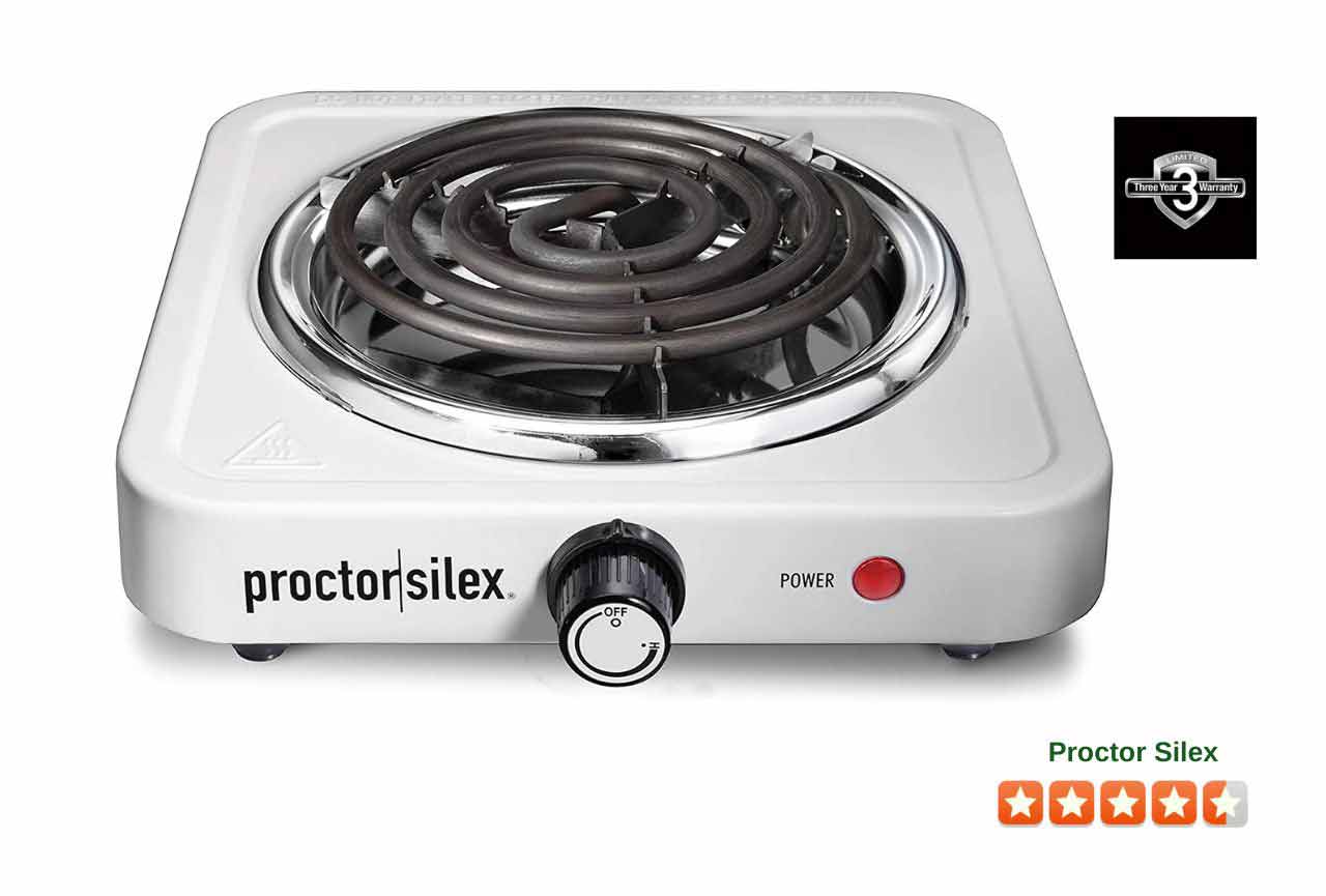 Proctor Silex Electric Burner Cooktop