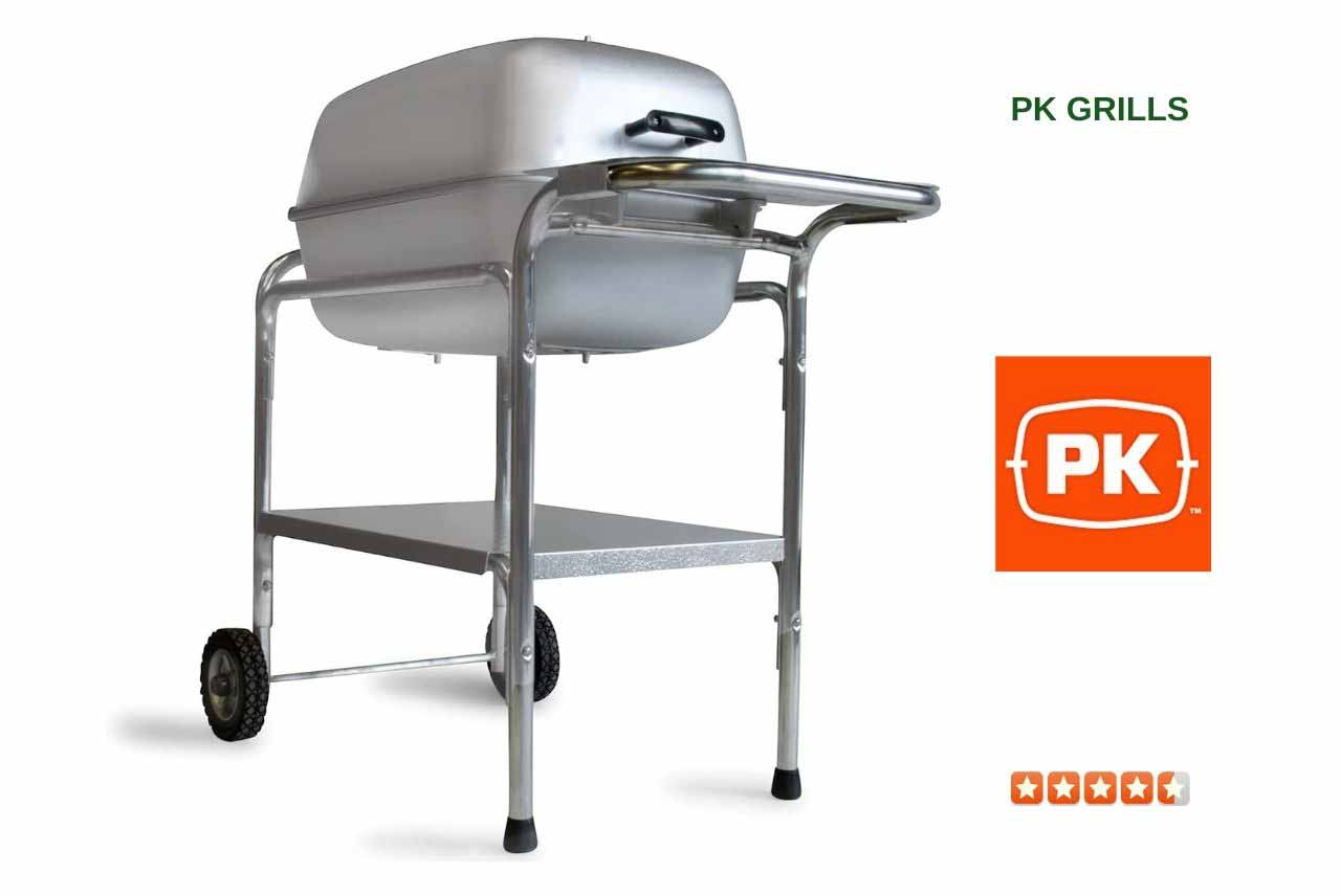 PK Grills Regular Charcoal BBQ Grill and Smoker Combo