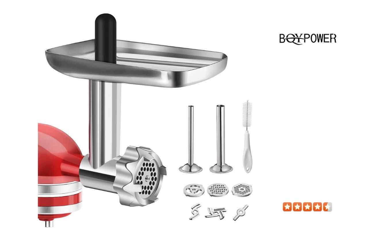 BQYPOWER Meat Grinder Attachment For KitchenAid