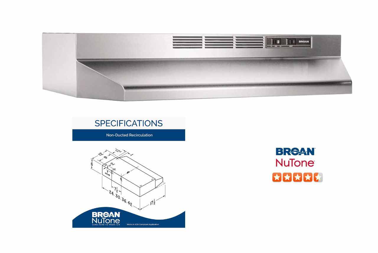 Broan-NuTone Ductless Range Hood