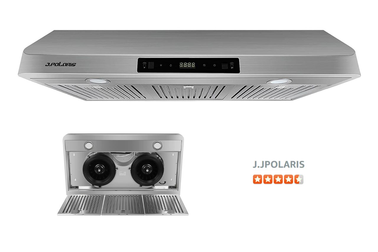 J.Polaris Ductless Range Hood