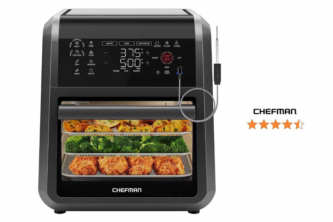 CHEFMAN ExacTemp™ Air Fryer with Dehydrator