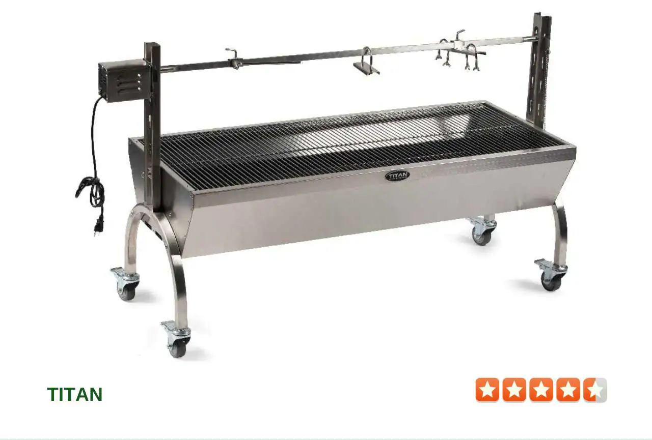 Titan Great Outdoors 13W Rotisserie Grill